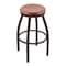 Holland Bar Stool Co 30" Swivel Bar Stool, Bronze Finish, Med Oak Seat 80230BZMedOak - alternate 1